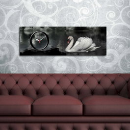 Wallity 3090CS-44 Reloj de pared de lienzo decorativo Multicolor